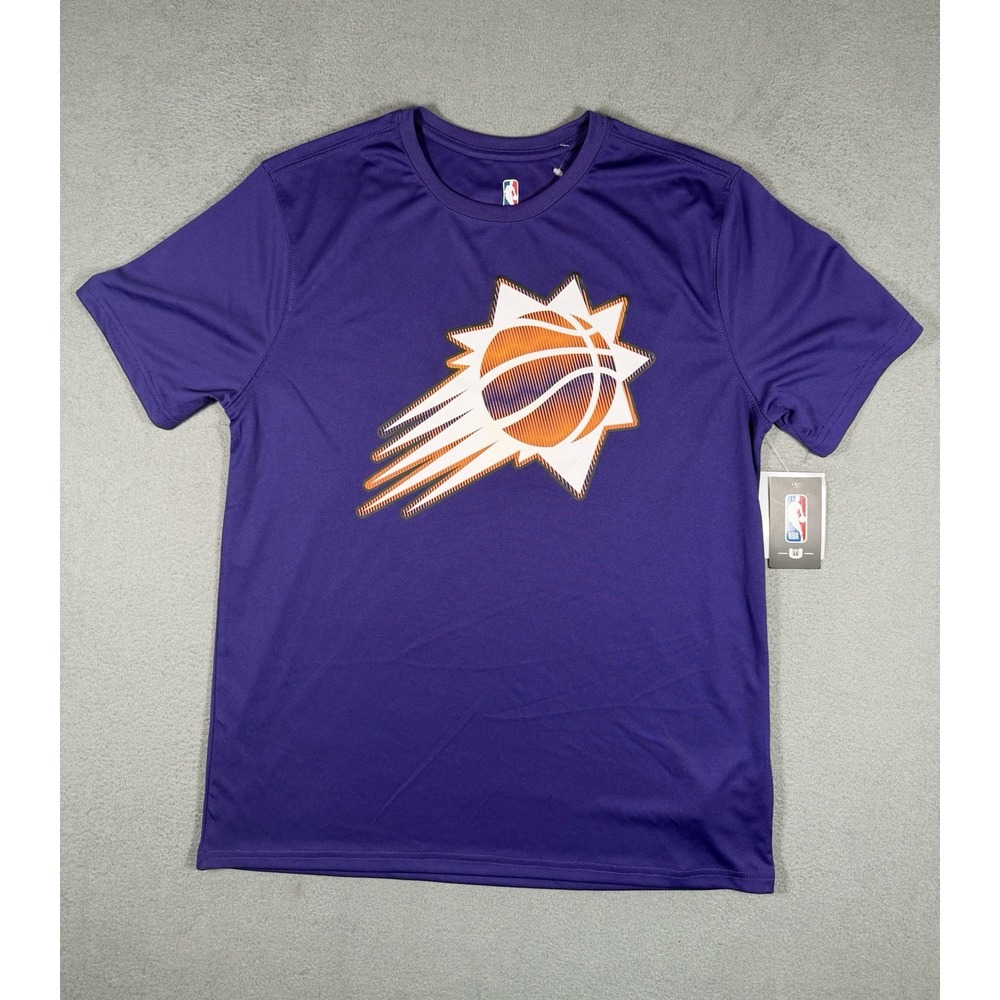 NBA UNK Phoenix Suns Devin Booker #1 Shirt Men's Size L Purple Polyester NWT